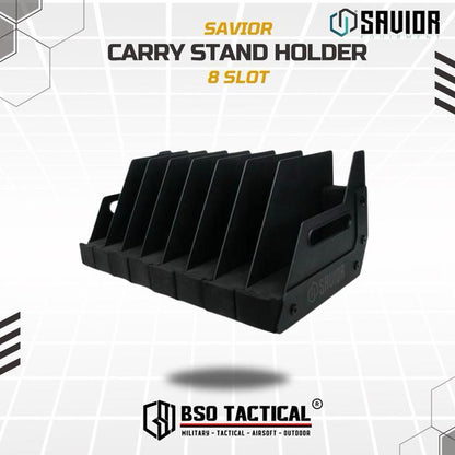 Savior Carry Stand Rack Display 4 SLOT & 8 SLOT