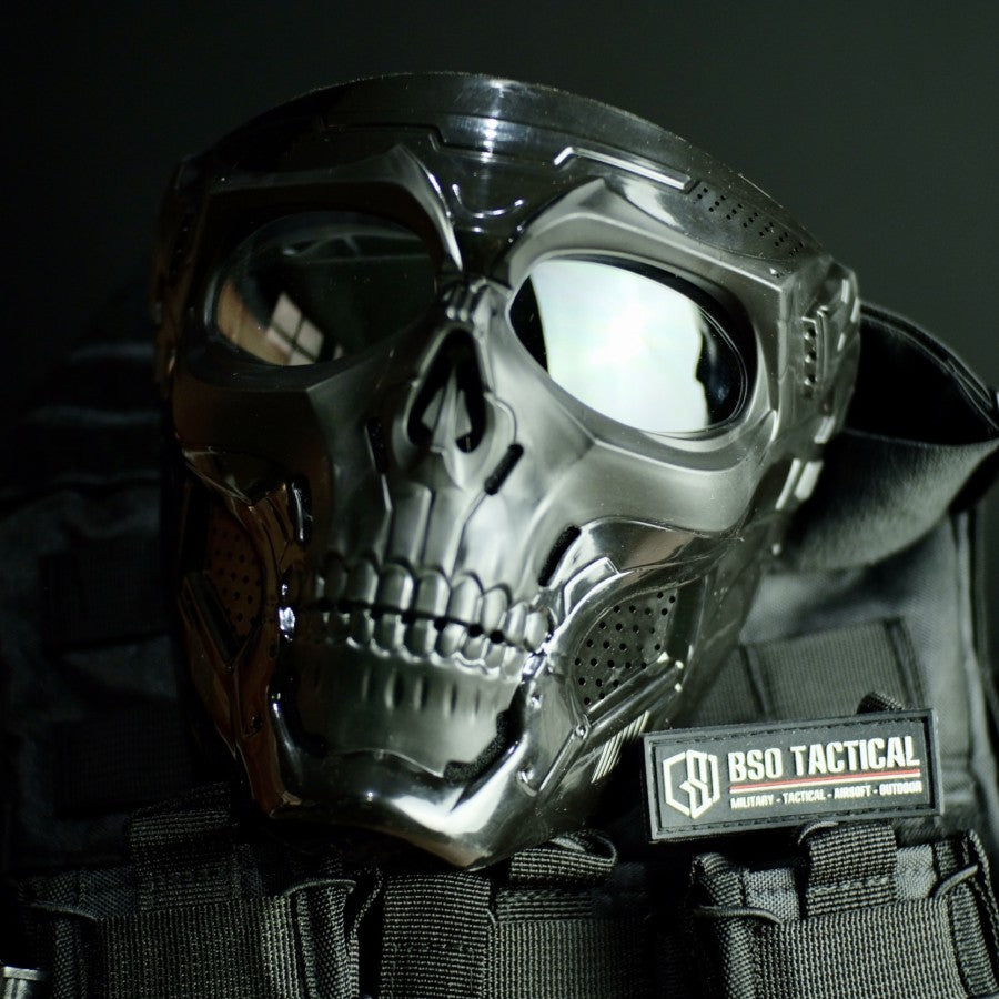 Masker Skull Tactical Outdoor Mask Topeng Full Face Tengkorak Mask for Outdoor Cosplay