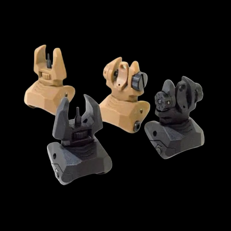Pisir Lipat FMA Front Rear Backup Sight Polymer Picatinny 20mm TB1358