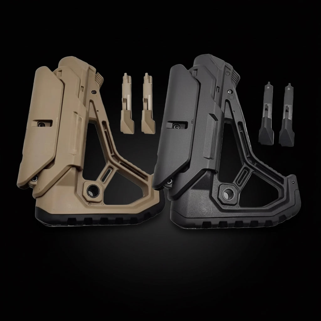 BD Tactical Popor Core CP Style for AEG Polymer Buttstock with Cheek Riser