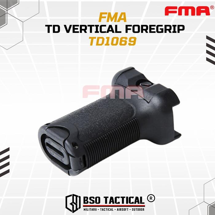 FMA Tactical TD Vertical Foregrip Airsoft Grip 20mm Picatinny Rail