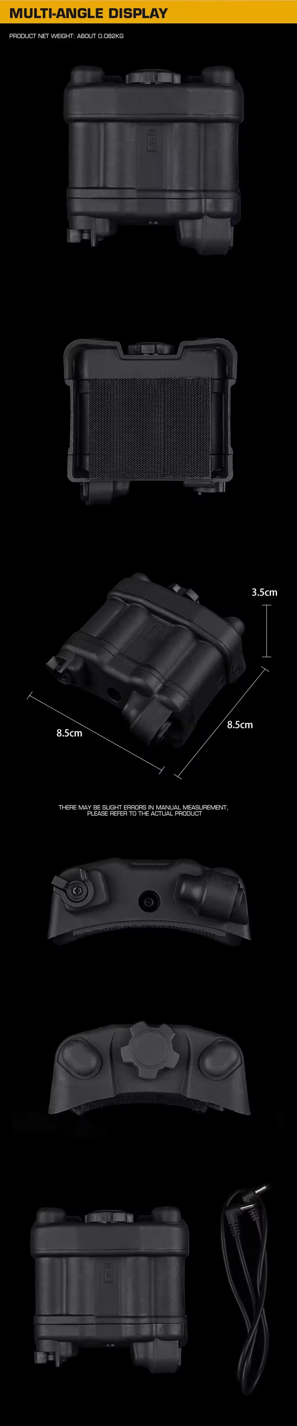 Pemberat Helm Tactical Dummy Battery Case Box AN/PVS31 Style - No Function