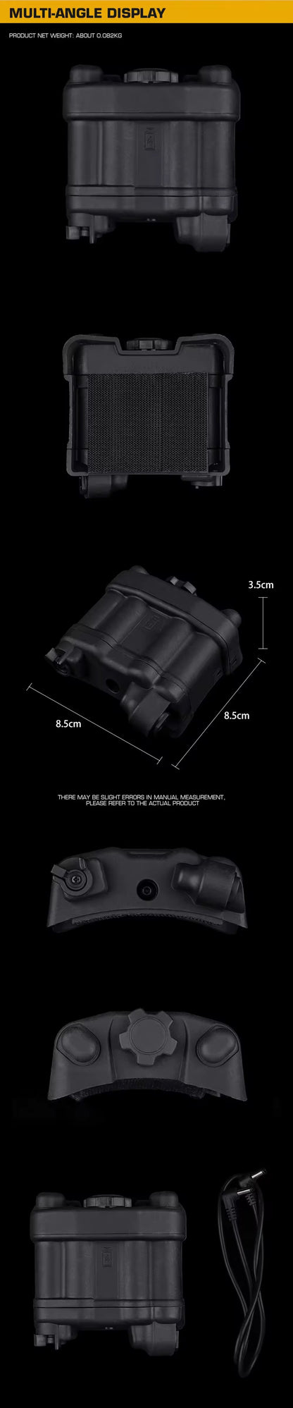 Pemberat Helm Tactical Dummy Battery Case Box AN/PVS31 Style - No Function