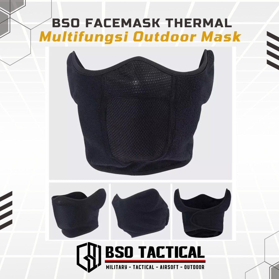 BSO Multifunctional Thermal Face Mask Outdoor Breathable Half Face Mask