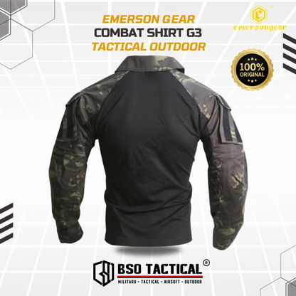 Emerson Gear Combat Shirt Tactical G3 Outdoor Shirt Baju Olahraga Luar Ruangan Gaya Taktis