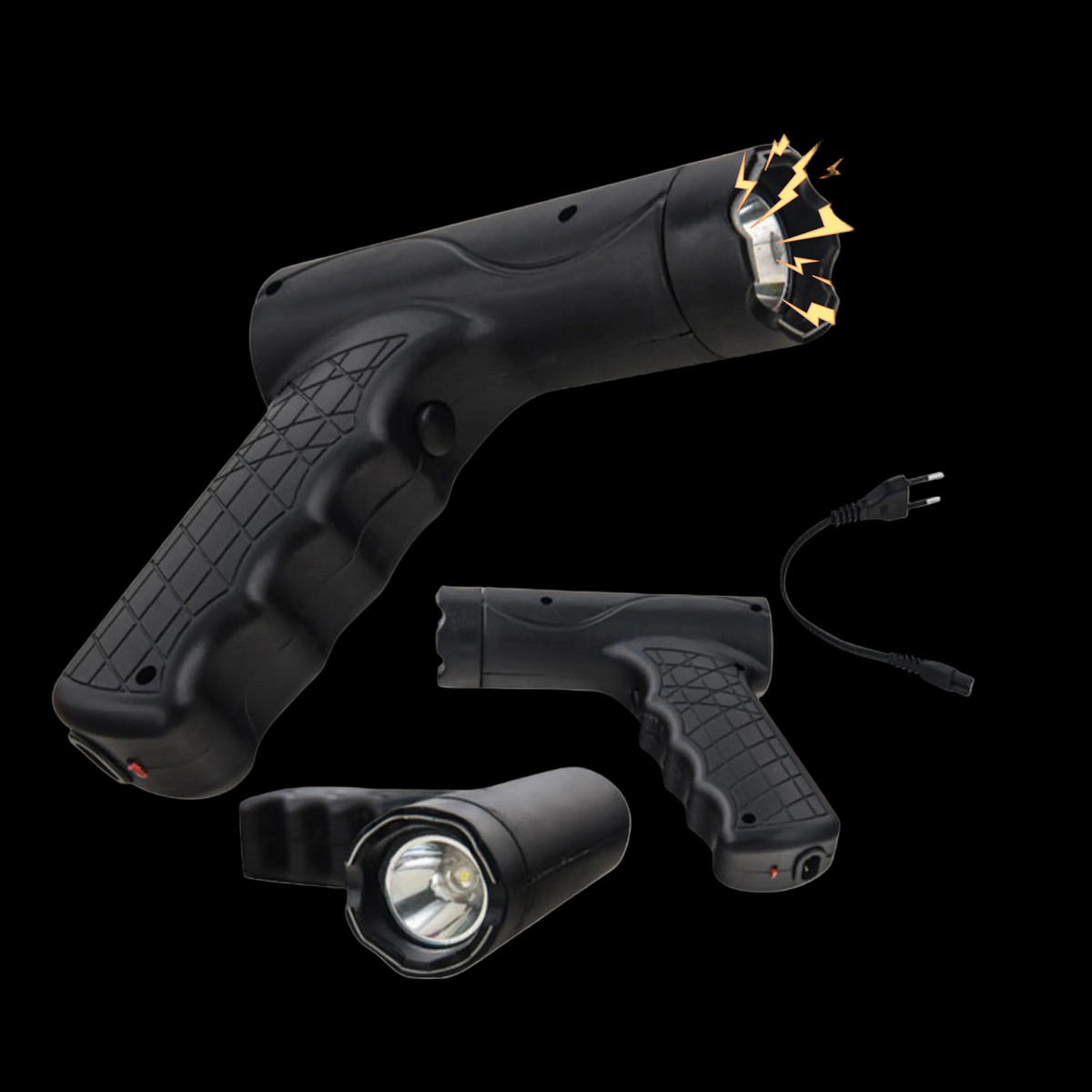 Senter Stungun Flashlight EDC Survival Gear Rechargeable - WS1203