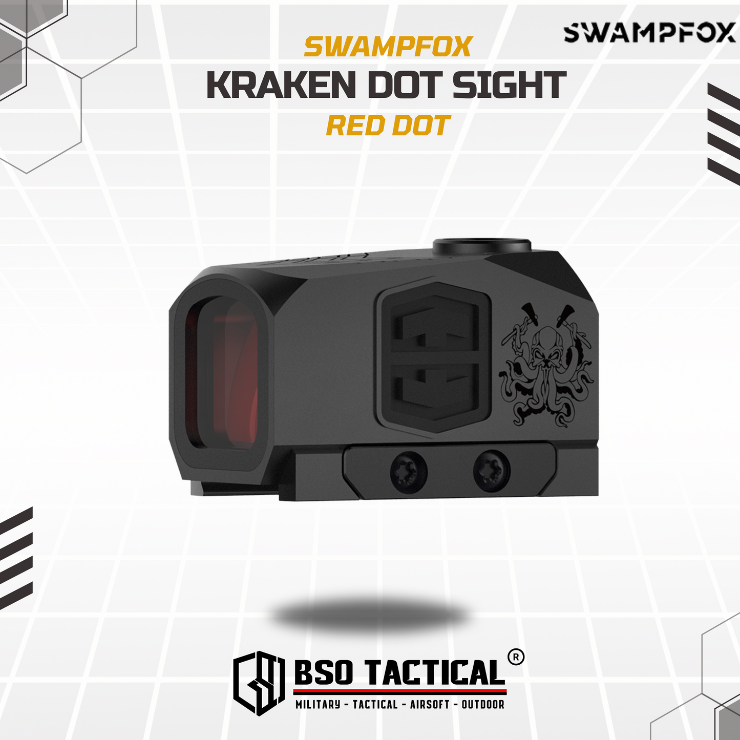 Swampfox KRAKEN Tactical Red Dot Sight