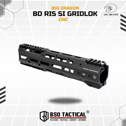 RIS SI Gridlok Handguard Complete CNC Full Metal Marking