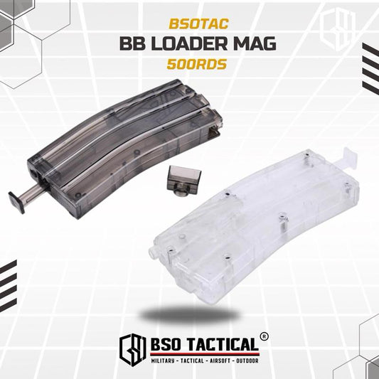 Speed BB Loader Airsoft 6mm 500rd BB M4 Mag Style Polymer