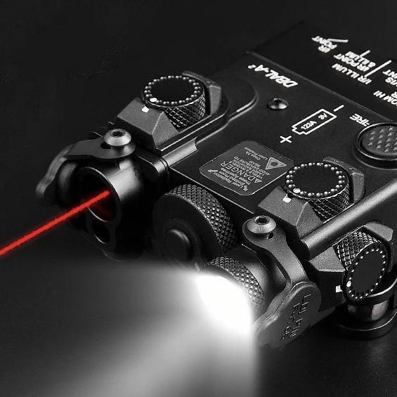 Senter Laser DBAL A2 Tactical Light LED Flaslight with Switch