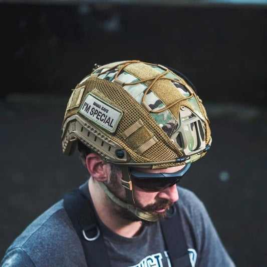 Tactical Cover for Fast Helmet Removeable dengan Perekat Accesories Helm