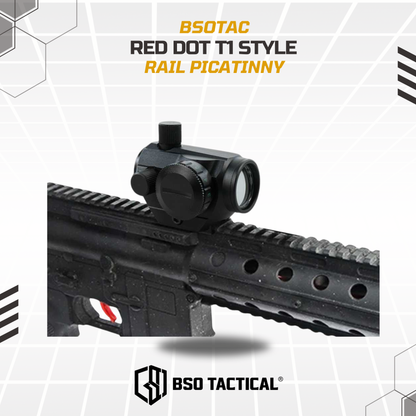 Red Dot Tactical T1 Micro Red Dot Green Dot Sight Low Mount 20-22mm