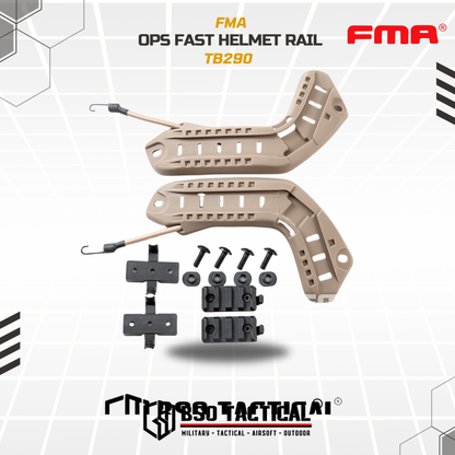 FMA OPS Fast Tactical Rail for Helmet PJ/MH/MICH ACH - TB290