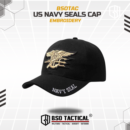 Topi Bordir Outdoor US Navy Embroidery Import