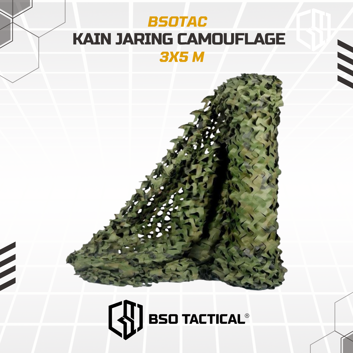 Kain Jaring Camo Net Hidden Car Cover Camo 300x500 cm ( 3x5 m ) Outdoor