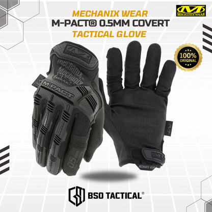 Sarung Tangan Mechanix Wear 0.5 Covert Full Finger Glove Outdoor Tactical ORIGINAL