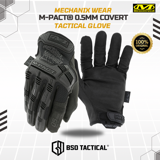 Sarung Tangan Mechanix Wear 0.5 Covert Full Finger Glove Outdoor Tactical - ORIGINAL
