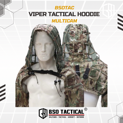 Viper Hood Coat Outdoor untuk Perlindungan Tubuh Outdoor Sport Games Hoodie - Multicam