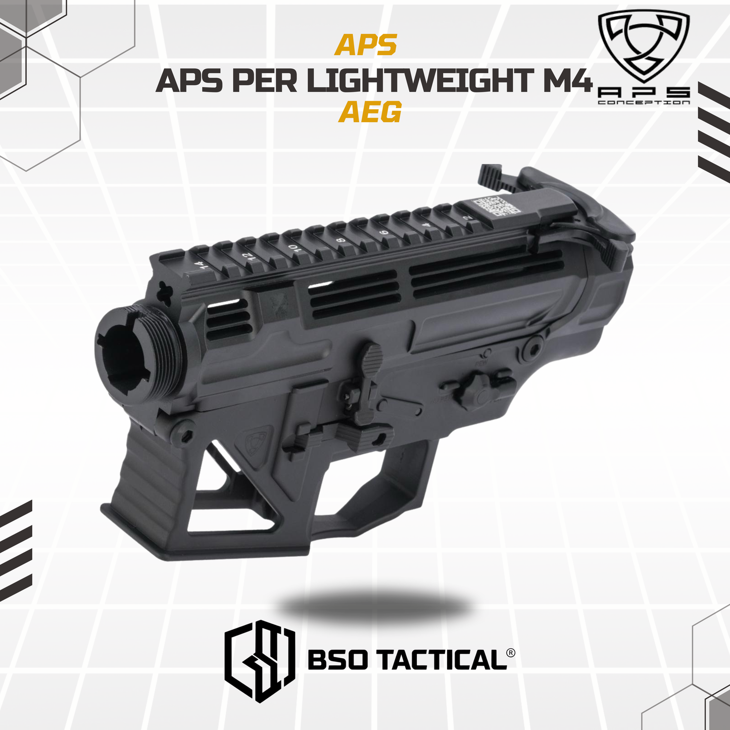 APS PER Lightweight Airsoft Metal Body Reveiver Set Full Full Metal AEG M4
