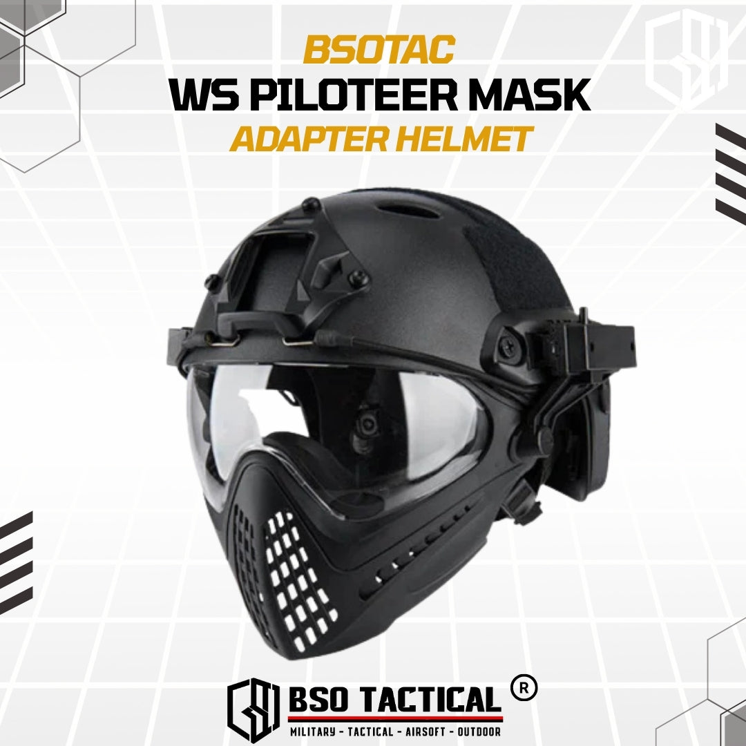 WoSport Piloteer Mask Adapted Fast Helmet