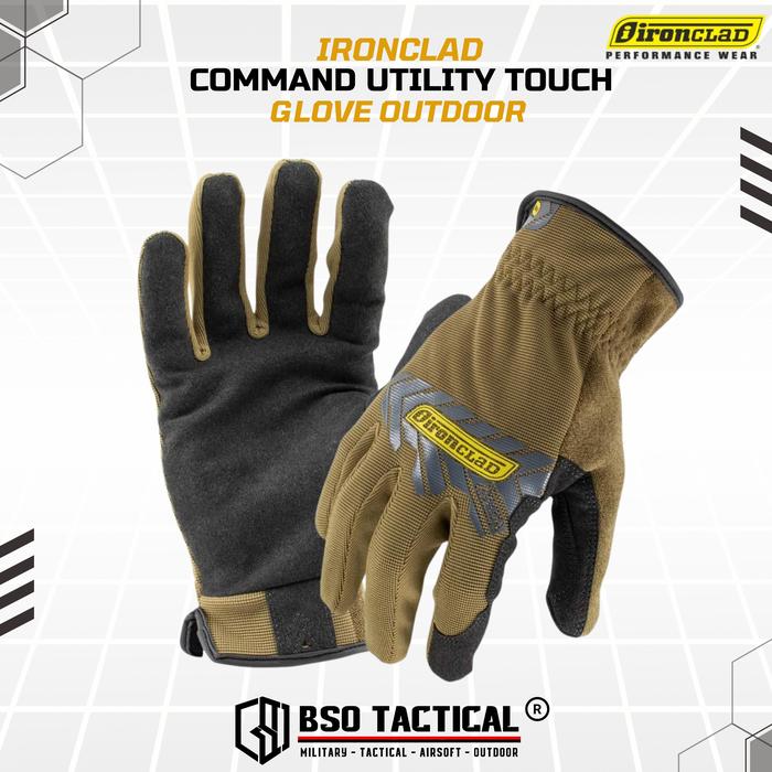 Sarung Tangan Tactical Ironclad Command Utility Touch Glove Outdoor IEX-MUG