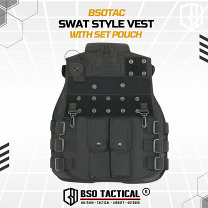 Rompi Olahraga Multifungsi Outdoor Vest Cosplay Full Set Pouch Gym Running Hyrox Outdoor Sports