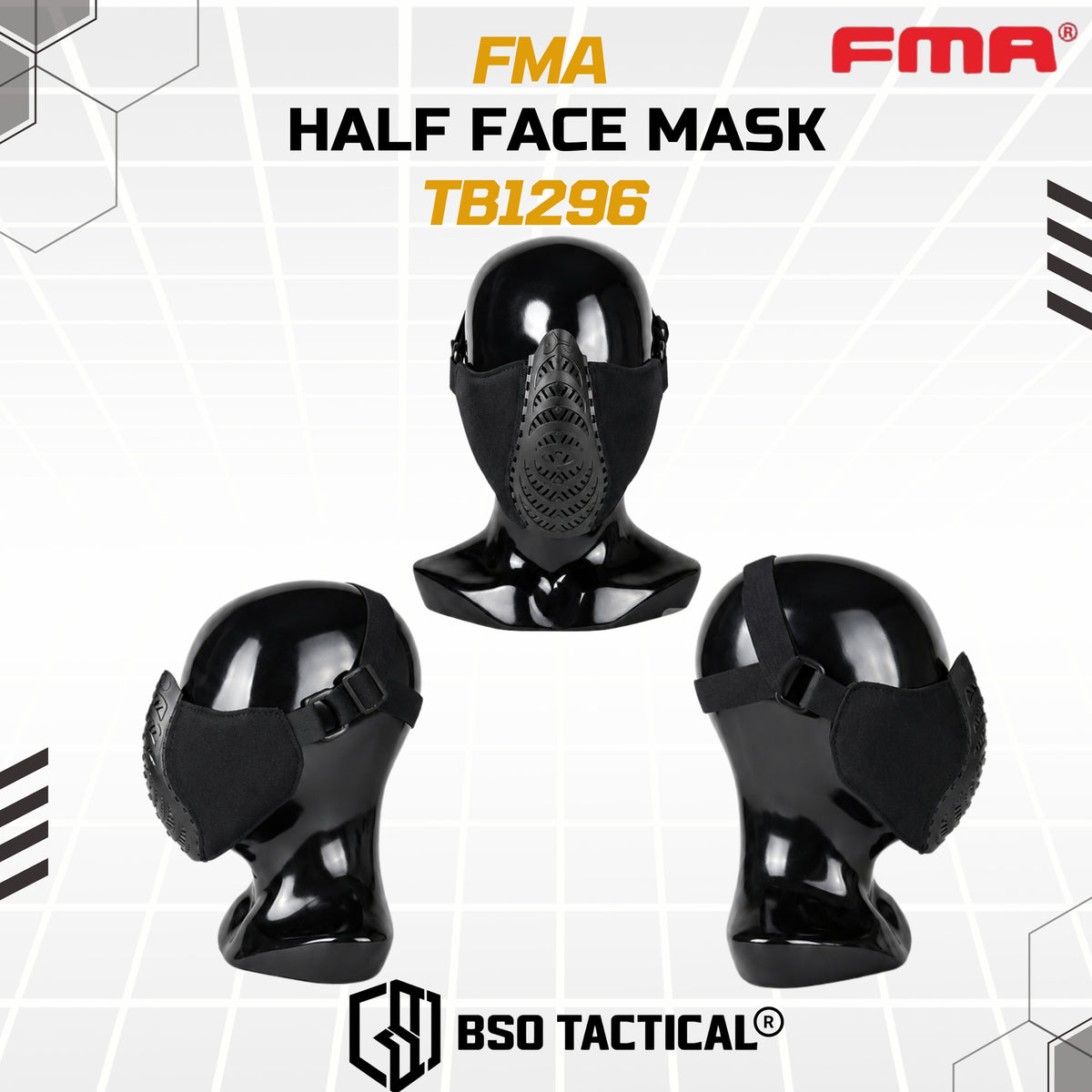FMA Masker Half Face Mask Kain Pelindung - TB1296