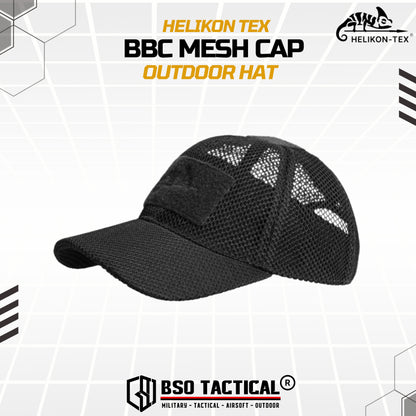 Topi Helikon Tex BBC Mesh Cap Polyster Outdoor Hat Adjustable Baseball ORIGINAL