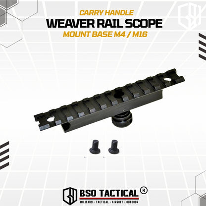 Carry Handle weaver Rail Scope Mount Base M4/M16 Picatinny Rail 20mm