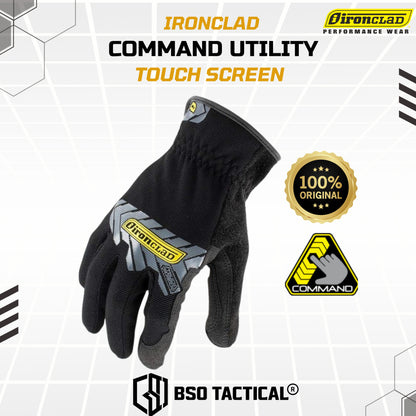 Ironclad Utility Touch Command Glove Touch Screen ( IEX MUG & IEX-PUG )