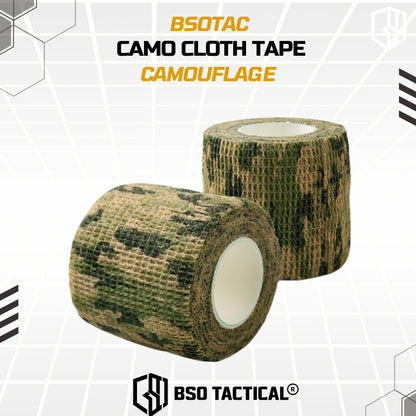 Camo Cloth Tape Not Sticky Outdoor Accesories Camouflage Multifunction Anti Lengket for Outdoor Tactical Activity