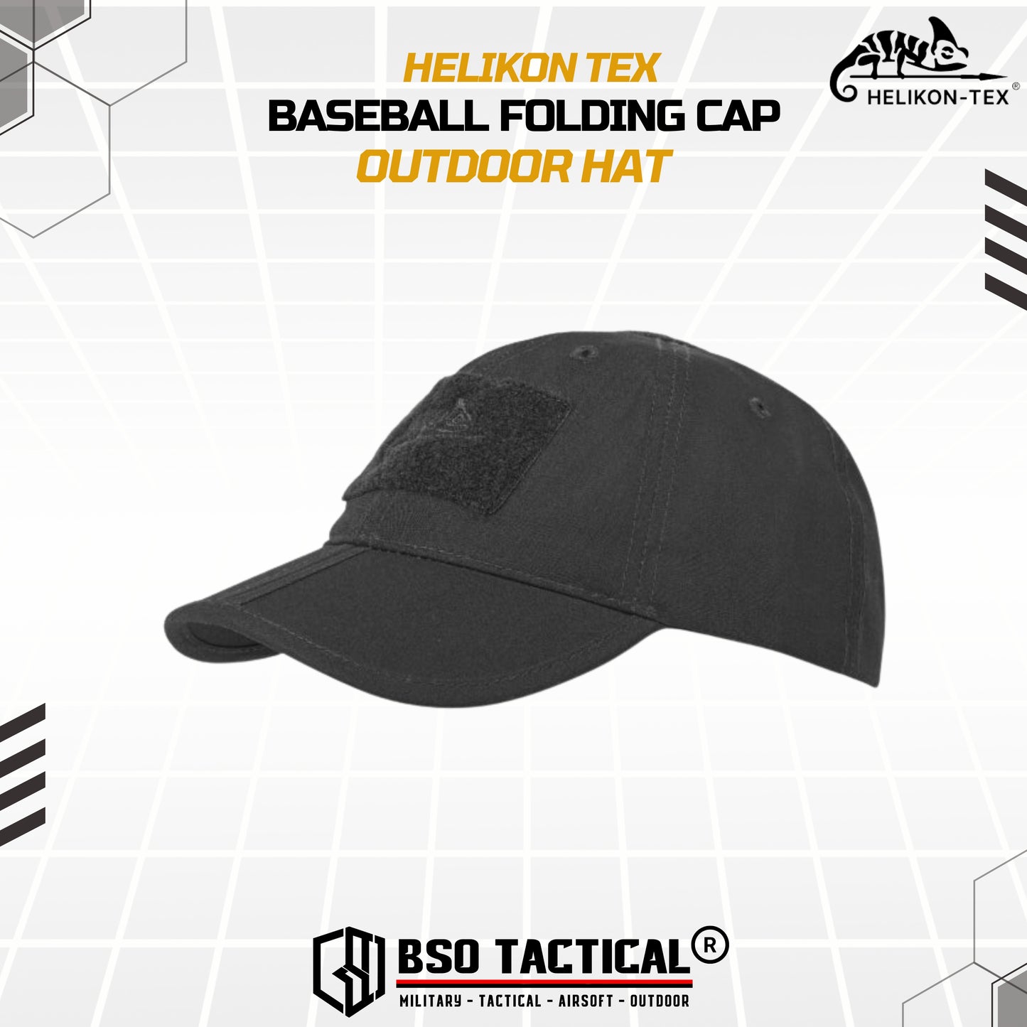 Topi Helikon Tex Baseball Folding Cap Military Tactical Outdoor Hat