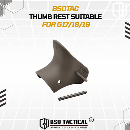 Tactical Thumb Rest GL GBB G Series Polymer Suitable for G17 G18 G19