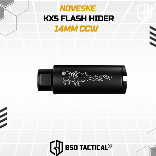 Noveske KX5 Flash Suppressor Airsoft Louder Flash Hider 14mm CCW