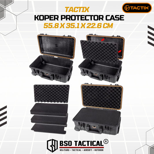 Koper Tactix Outdoor Protector Case Multifungsi Waterproof Big Size Trolley