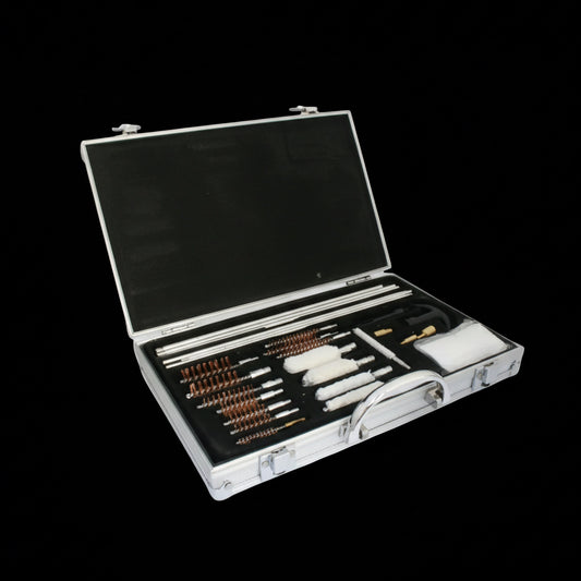 Cleaning Kit Tactical for Barrel Cleaner Complete Set with Alumuniun Case Outdoor