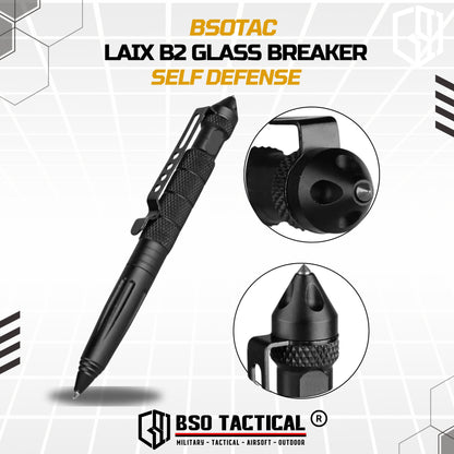 Laix Tactical Pen B2 Glass Breaker EDC Self Defense Survival Tools