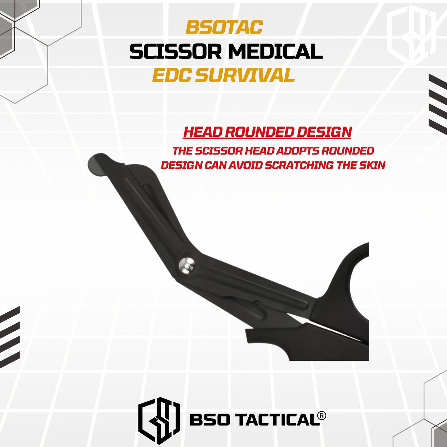 EDC Survival Scissor Medical Emergency Rescue Gunting Outdoor Hiking Camping