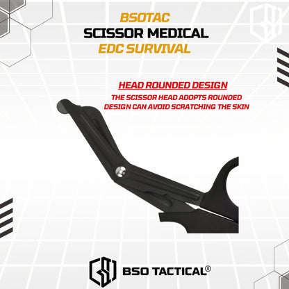 EDC Survival Scissor Medical Emergency Rescue Gunting Outdoor Hiking Camping
