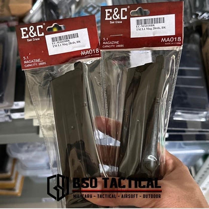 Mag E&C GBB Capa 31rds ENC Airsoft Mag GBB Version Metal