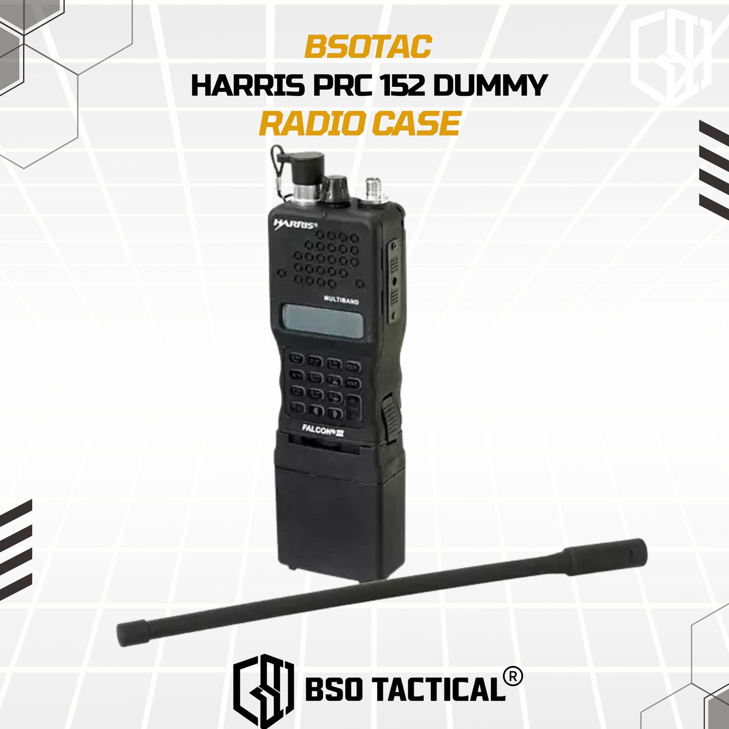 FMA Harris PRC 152 Dummy Radio Case Accesories Gear Walkie Talkie Tempat HT