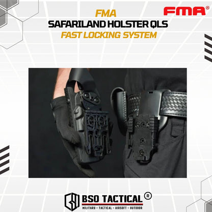 FMA Safariland Style QLS Fast Quick Locking System Holster
