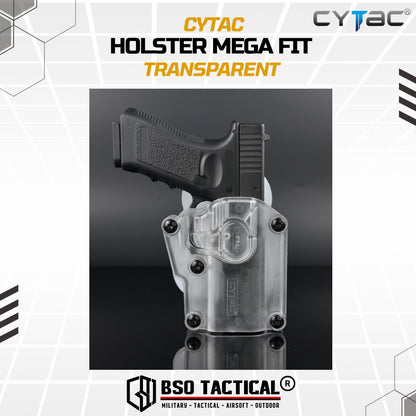 Cytac Holster Mega Fit Transparent Series NEW Universal ORI