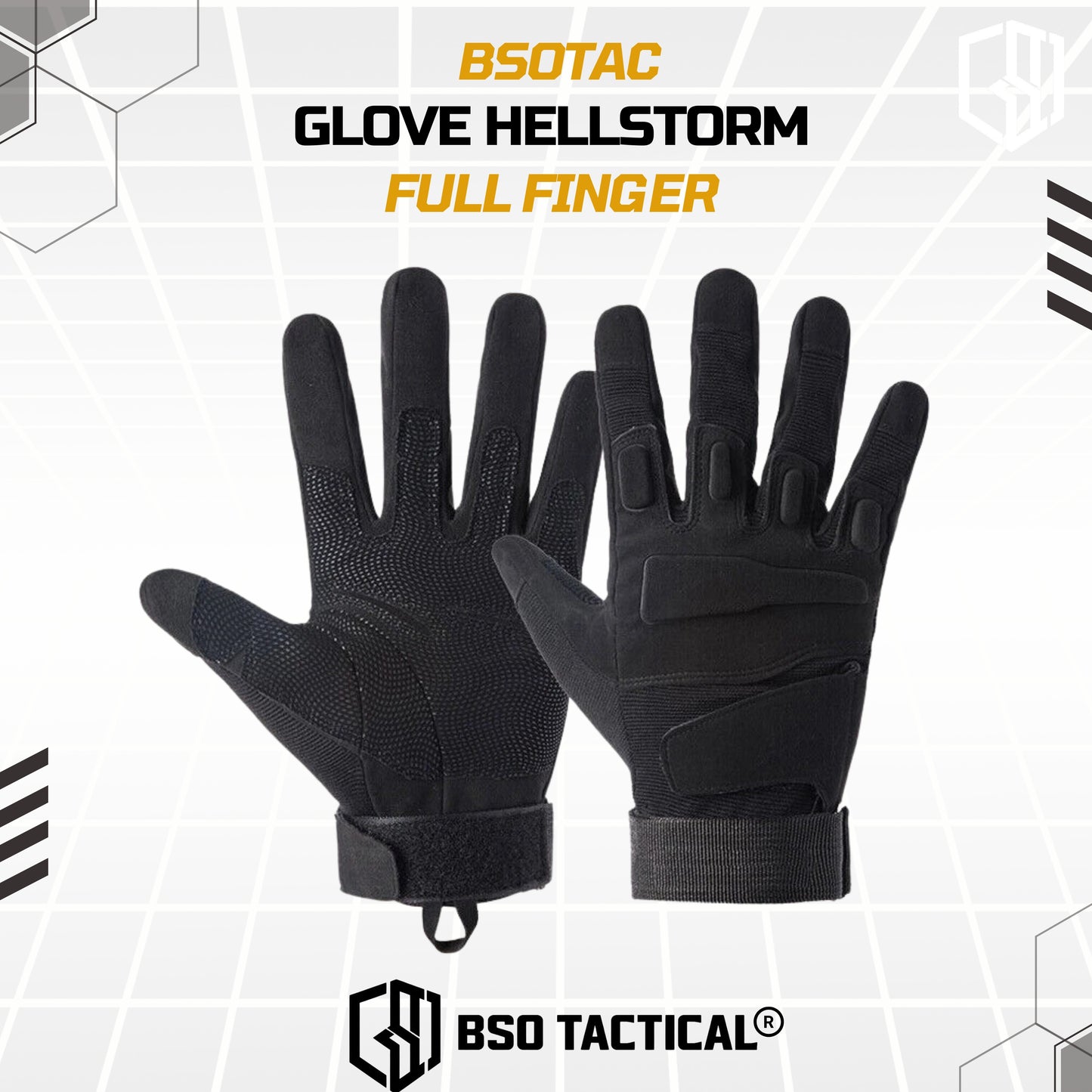 Sarung Tangan Tactical Tactical Hellstorm Outdoor Glove Full Finger