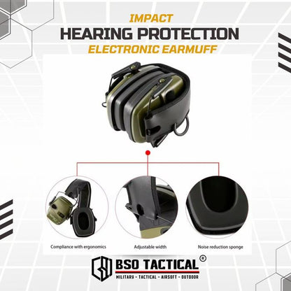 Hearing Protection HL Impact Ear Protector Earmuff Headset Earphone Earbuds