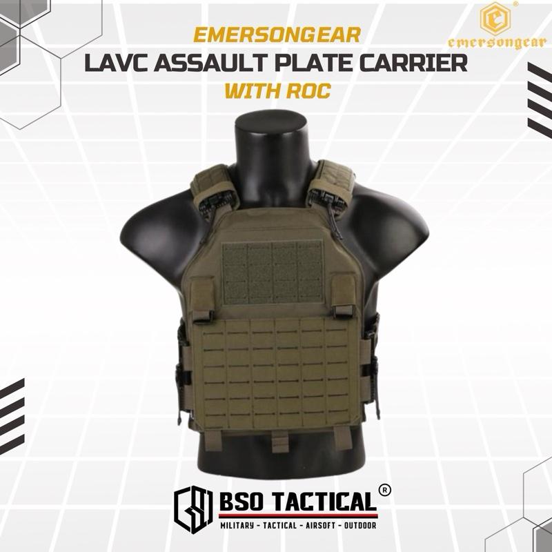 Rompi Tactical Vest Emerson Blue Label LAVC Assault ROC Plate Carrier ORI Outdoor Gym Fitness Running Hyrox