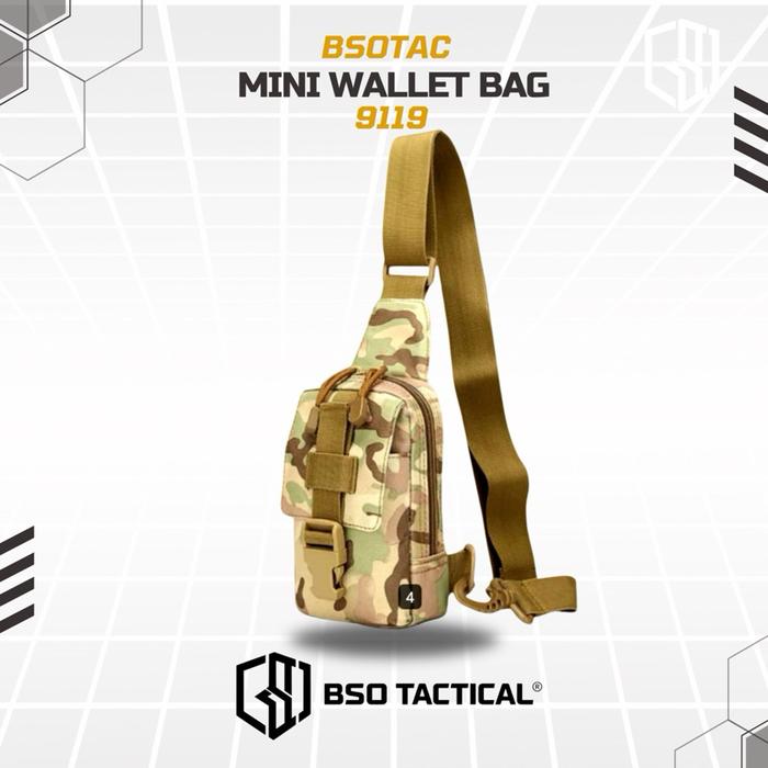 Tas Selempang Tactical Mini Wallet Bag Outdoor Sport Bag - 9119