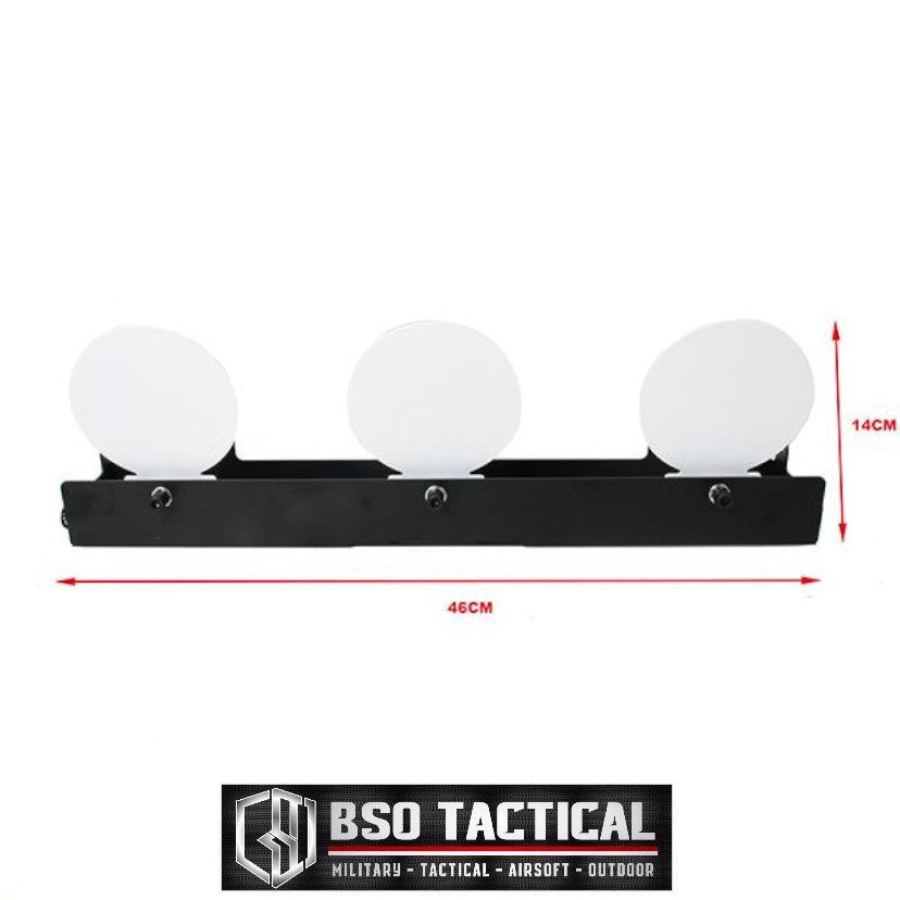 TMC x FYT Triple Plate Rack AA IPSC Shooting Target Practice Training