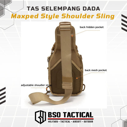 Tas Selempang Dada MP Style Shoulder Sling Outdoor Bag Multifungsi Slingbag