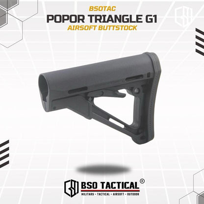 BD Tactical Popor Triangle Gen 1 Polymer with Airsoft AEG WGG GBBR